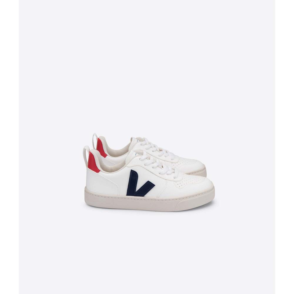 Αθλητικά Παπούτσια παιδικα Veja V-10 LACES CWL White/Navy | GR 863ILH